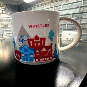2017 Starbucks You Are Here Mug Whistler Bike Ski Lift